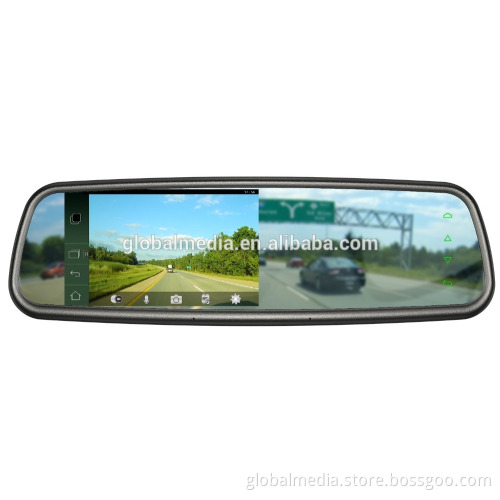 5.0 inch Android car rear view mirror GPS Navigation with camera and drivecam